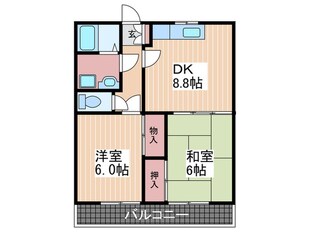 ファミーユ参番館の物件間取画像